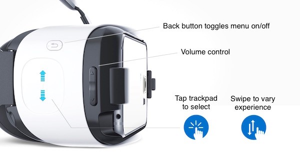 features of samsung gear vr