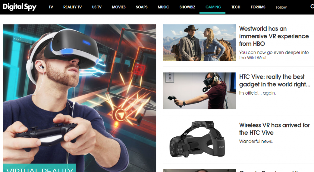 Digital Spy - Best Virtual Reality Websites