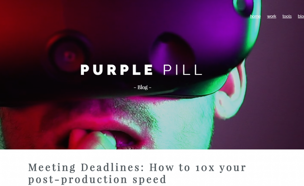 Purple Pill - Best Virtual Reality Websites