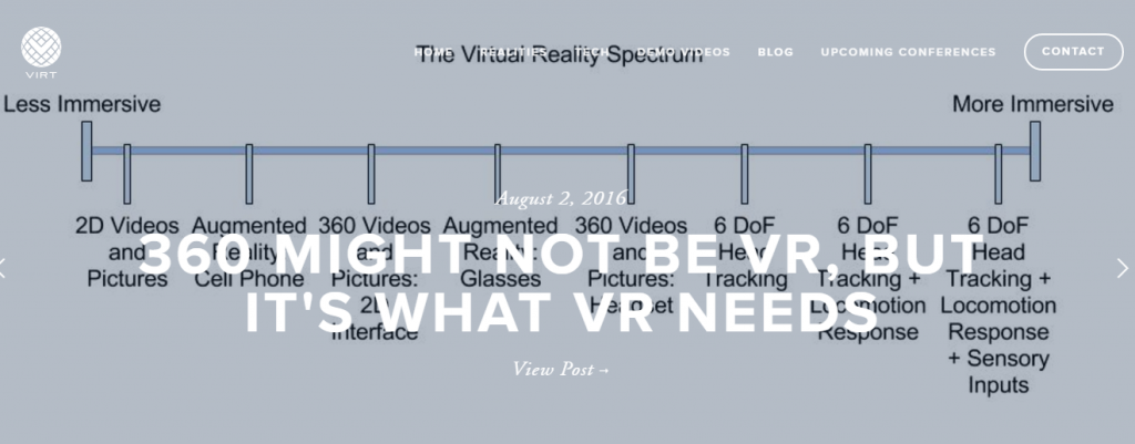 Virt - Best Virtual Reality Websites