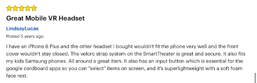 Well, it's no secret that I enjoy SmartTheater. Let's check out the opinions of others. Many customers appreciated how light it was and how pleasant it was to wear due to the facial foam padding. They favored the gadget's four-way changeable optics and its affordable price.