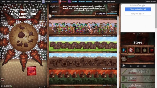 Why Cookie Clicker is blocked