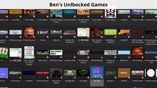 Must-Play Games on Unblocked Games by Ben