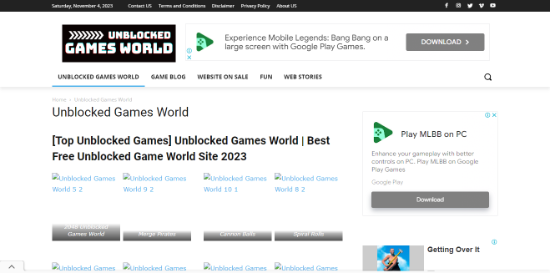 Unblock Games World